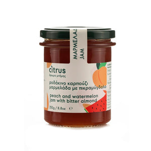Citrus Handmade Peach Marmalade with Watermelon & Bitter Almond Flavor