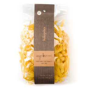 Agrozimi Traditional Egg & Milk Hilopites, Greek Artisanal Fettuccine Edit alt text