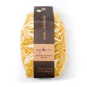 Agrozimi Traditional Egg & Milk Orzo-Kritharaki Artisanal Pasta