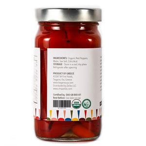 Tragano Greek Organics - Premium Organic Greek Roasted Capia Peppers