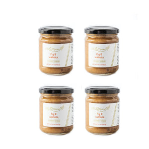Elli & Manos Fig & Walnuts Gourmet Spread. All-natural & Artisanal, 4 pack combo