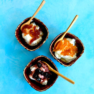 Citrus Chios Sour Cherry and quince fruit preserve, spoon sweet, small-batch, all-natural and artisanal