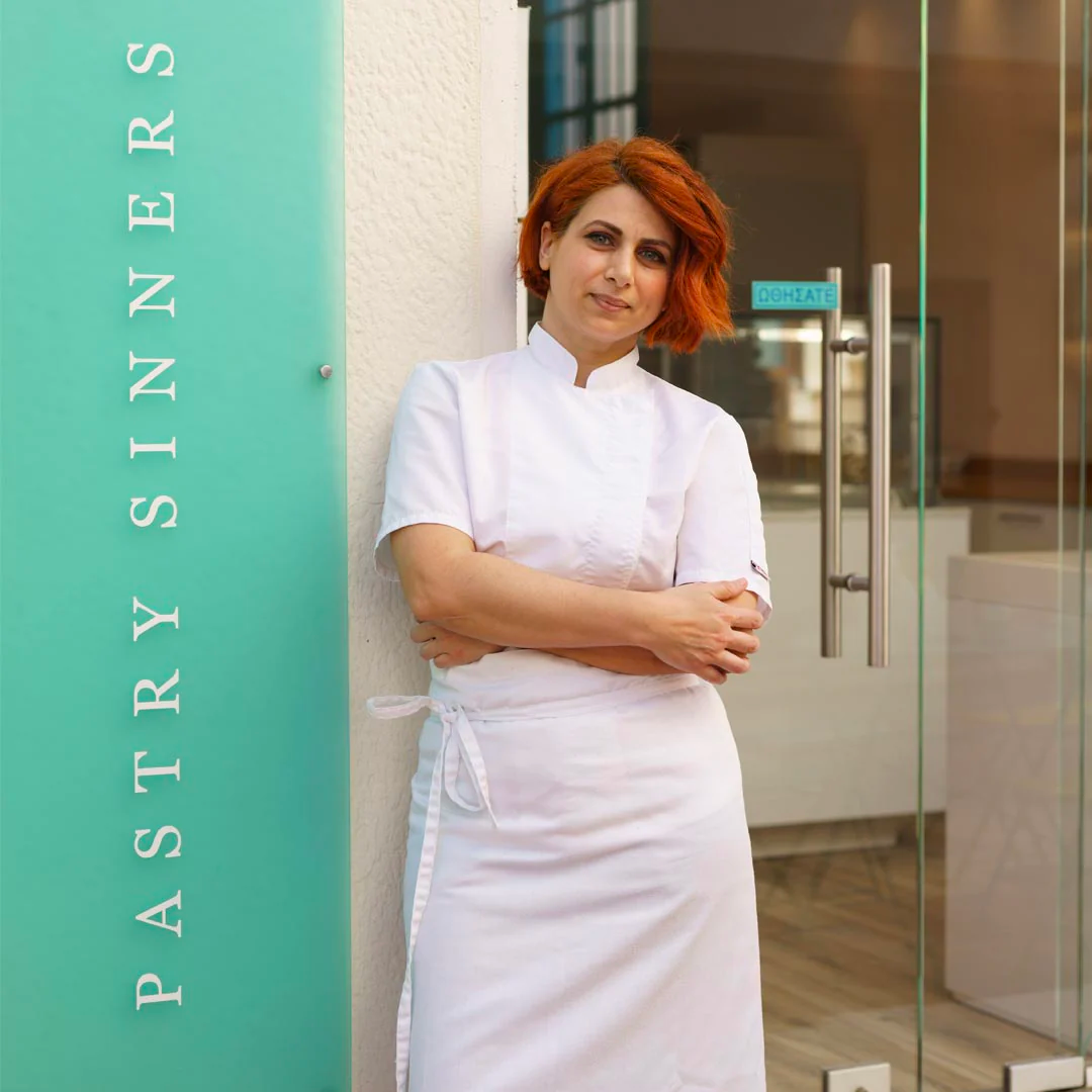Aggeliki Throuvala, the creative Chef behind Pastry Sinners bakery - Zelos®  Authentic Greek Artisan