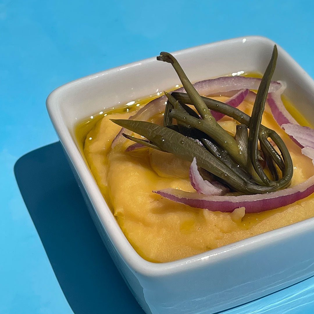 Santorini Fava a smooth, protein-rich, split pea dip