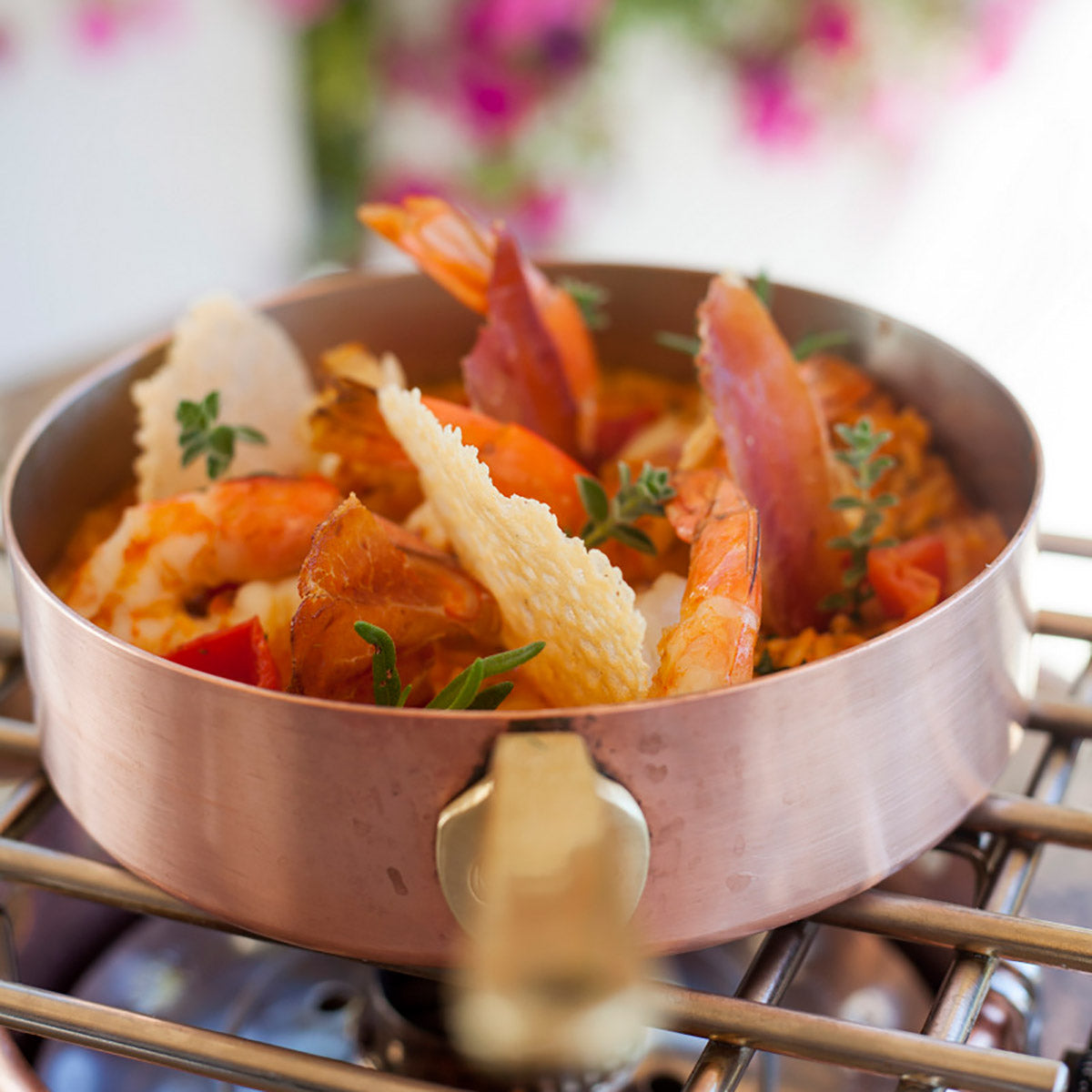 Chef Apostolos Altanis' octopus and shrimp youvetsi