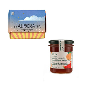 Greek Mountain Tea & Peach Marmalade Gift Set