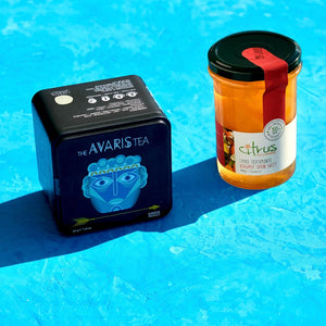 Avaris Herbal Tea & Bergamot preserve. Greek gift idea with products from Greece 