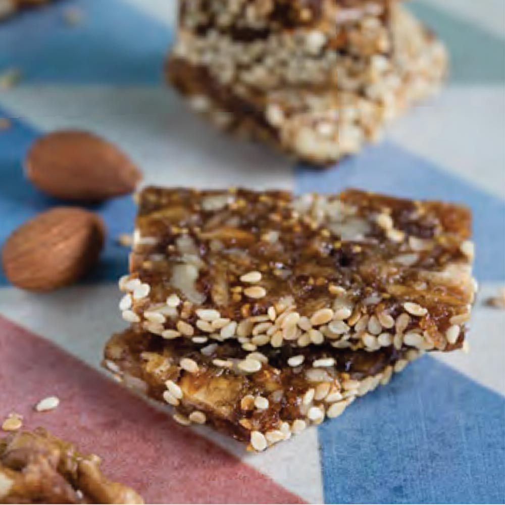 Fig bar with almond from Zelos Greek Artisan