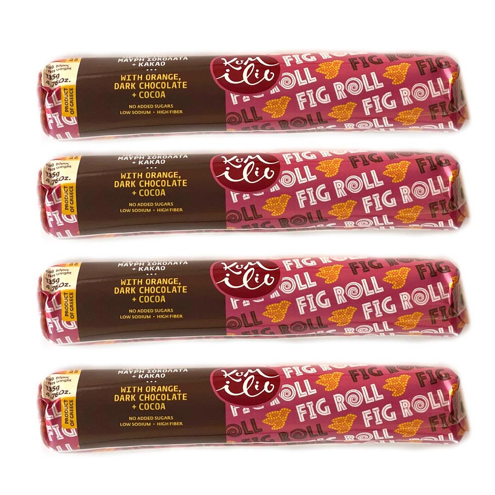 Fig Roll with Dark Chocolate and Orange from Kumilio