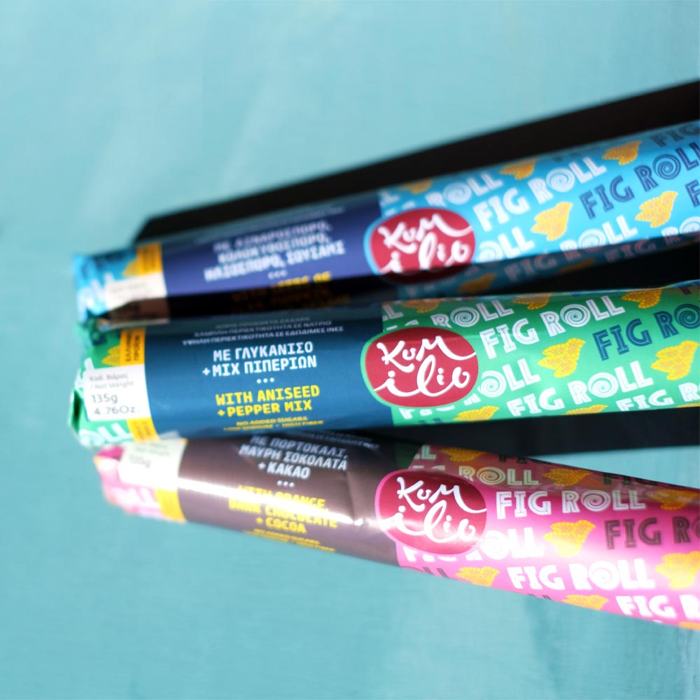 All-natural healthy fig rolls from Kumilio