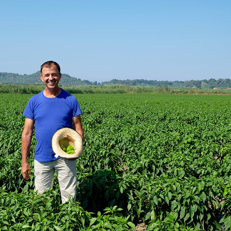 Stathis Xenos Greek farmer for Tragano Greek Organics