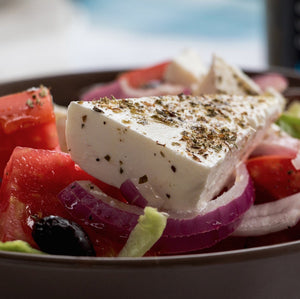 Greek salad using Sparoza Farmer's salad mix