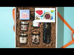 Wellness Gift Basket: Honey, Tea & Fig Bars | 4 Items