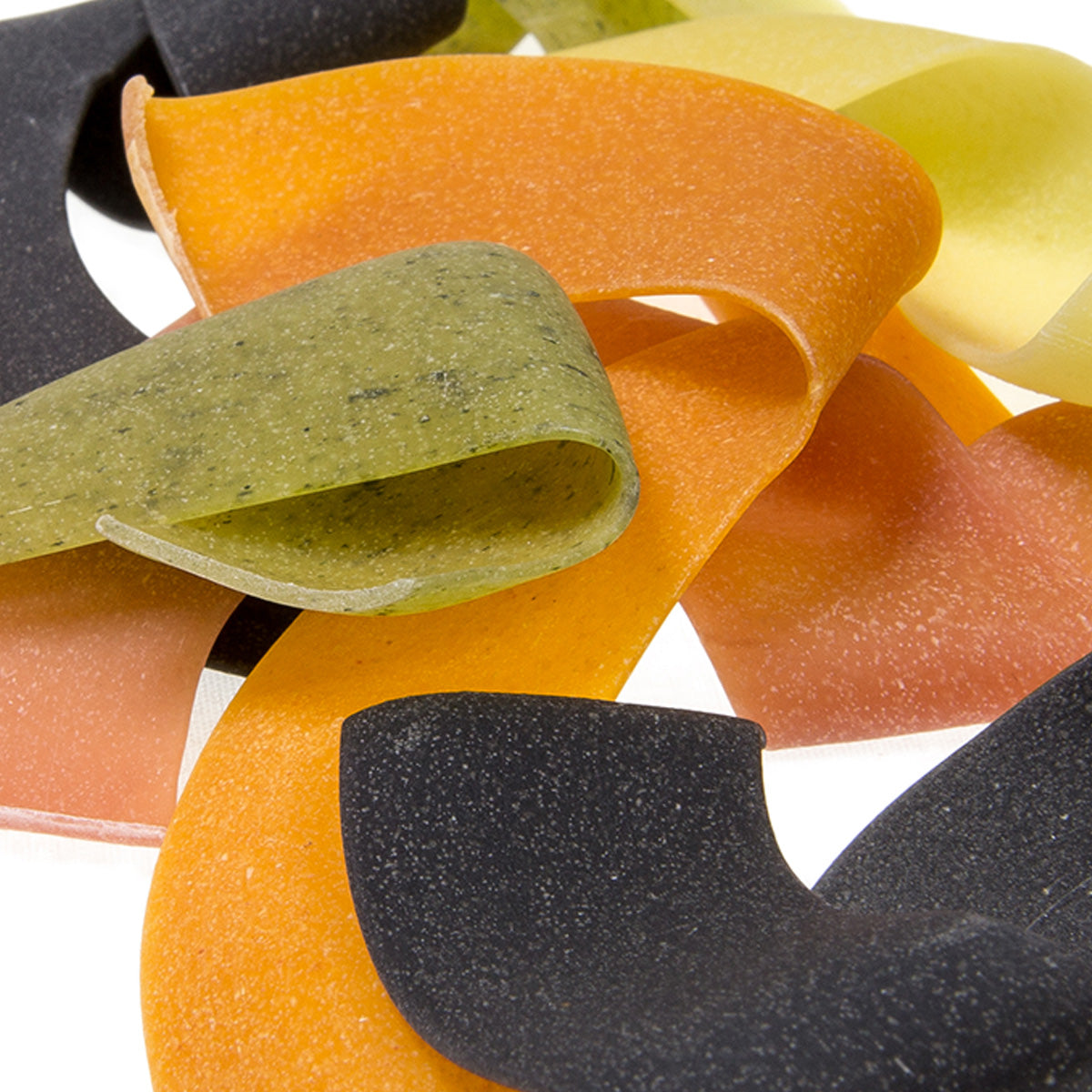 Agrozimi Vegetable Petoura with Squid Ink, Greek All-Natural Pappardelle Pasta