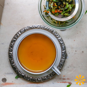 Sparoza - The Aurora Tea - Handcrafted Loose Leaf Greek Mountain Tea & Herbs  preparation