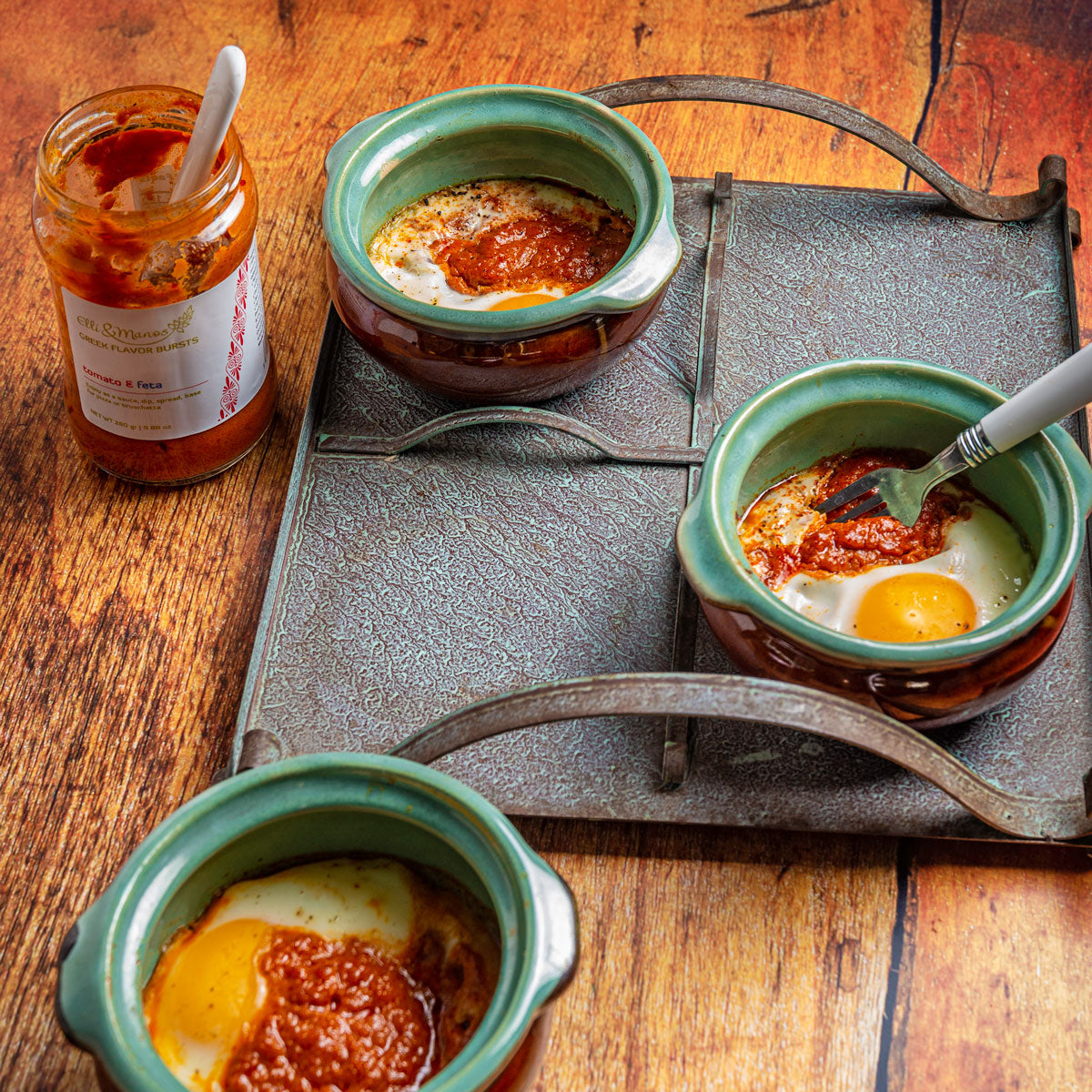 Elli & Manos Greek Flavor Bursts - Tomato & Feta all natural sauce